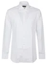 Barba Napoli Long Sleeve Neck Shirt In White