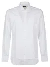 Barba Napoli Long Sleeve Neck Shirt In White