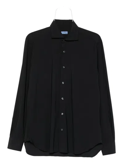 Barba Napoli Long-sleeve Shirt In Black