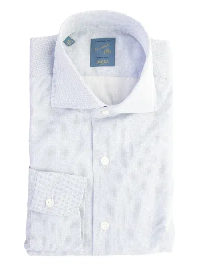 Barba Napoli Long-sleeve Shirt In Blue