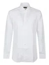 Barba Napoli Long-sleeve Button-down Shirt In White