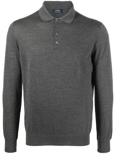 Barba Napoli Long-sleeve Cashmere Jumper In Grau