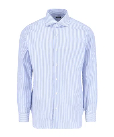BARBA NAPOLI BARBA NAPOLI STRIPED DRESS SHIRT