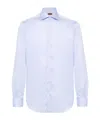 Barba Napoli Long-sleeved Shirt In Blue