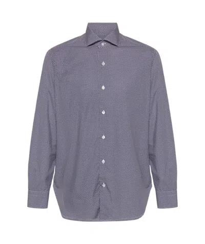 BARBA NAPOLI BARBA NAPOLI PATTERNED DRESS SHIRT