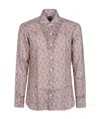 Barba Napoli Long-sleeved Shirt In Multicolor