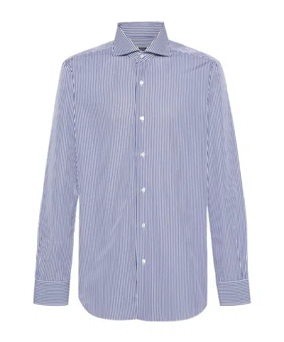 Barba Napoli Long-sleeved Shirt In Purple