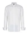 Barba Napoli White Cotton Classic Shirt In White