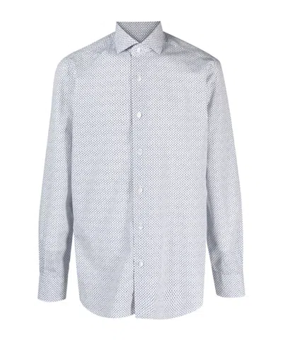 Barba Napoli Long-sleeved Shirt In White