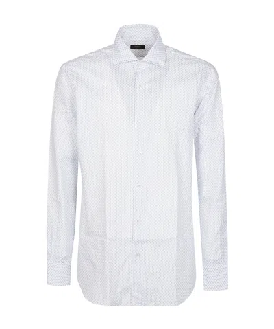 Barba Napoli Long-sleeved Shirt In White
