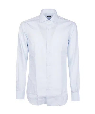 Barba Napoli Long-sleeved Shirt In White