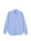 Barba Napoli Long-sleeve Shirt In Blue