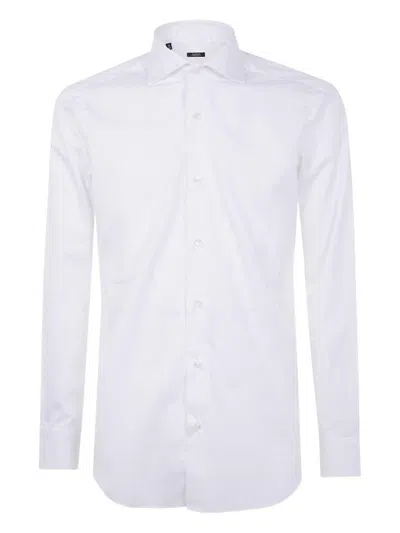 Barba Napoli Long-sleeved White Shirt Barba
