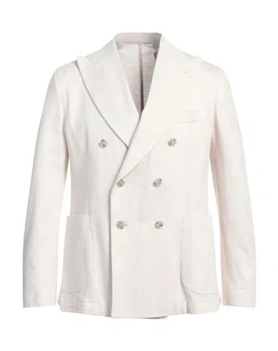 Barba Napoli Man Blazer Beige Size 40 Cotton, Linen