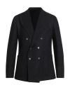 Barba Napoli Man Blazer Black Size 44 Virgin Wool, Polyamide, Polyester In Black