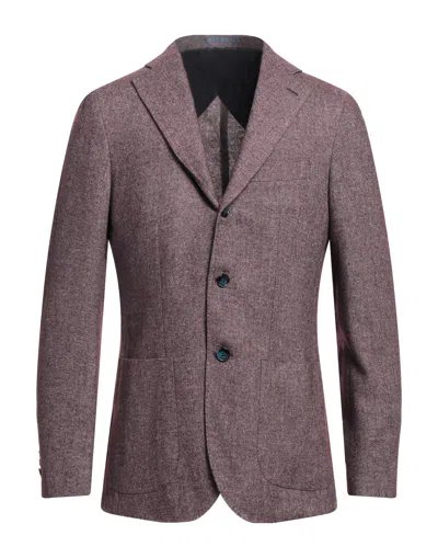 Barba Napoli Suit Jackets In Red