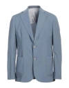 Barba Napoli Man Blazer Light Blue Size 42 Polyester, Wool, Elastane