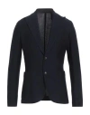 BARBA NAPOLI BARBA NAPOLI MAN BLAZER MIDNIGHT BLUE SIZE 40 COTTON, WOOL