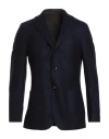 Barba Napoli Man Blazer Midnight Blue Size 42 Virgin Wool In Blue