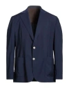 Barba Napoli Man Blazer Midnight Blue Size 46 Polyester, Wool, Elastane