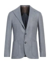 Barba Napoli Man Blazer Pastel Blue Size 38 Virgin Wool, Cashmere