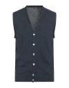 Barba Napoli Man Cardigan Midnight Blue Size 38 Virgin Wool In Green