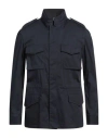 Barba Napoli Man Jacket Midnight Blue Size 46 Cotton, Polyamide, Elastane