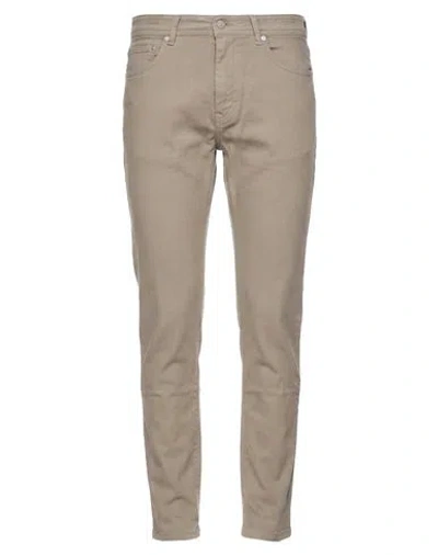 Barba Napoli Man Jeans Taupe Size 38 Cotton, Elastane In Brown