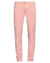Barba Napoli Man Pants Antique Rose Size 33 Cotton, Elastane In Pink