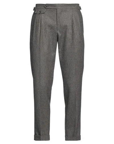 Barba Napoli Man Pants Dark Brown Size 40 Virgin Wool