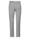 Barba Napoli Man Pants Light Grey Size 30 Polyester, Wool, Elastane