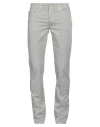Barba Napoli Man Pants Light Grey Size 34 Cotton, Elastane In Grey