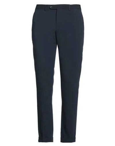 Barba Napoli Man Pants Midnight Blue Size 36 Polyester, Viscose, Elastane