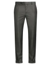 Barba Napoli Man Pants Military Green Size 38 Virgin Wool In Green