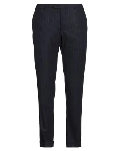 Barba Napoli Man Pants Navy Size 40 Wool, Virgin Wool, Elastane