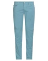 Barba Napoli Man Pants Slate Blue Size 35 Cotton, Elastane
