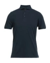 Barba Napoli Man Polo Shirt Midnight Blue Size 38 Cotton