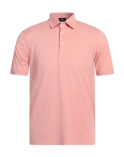 Barba Napoli Man Polo Shirt Pink Size 46 Cotton
