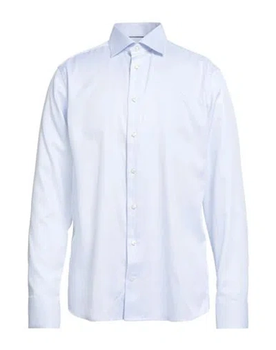 Barba Napoli Man Shirt Sky Blue Size 16 ½ Cotton