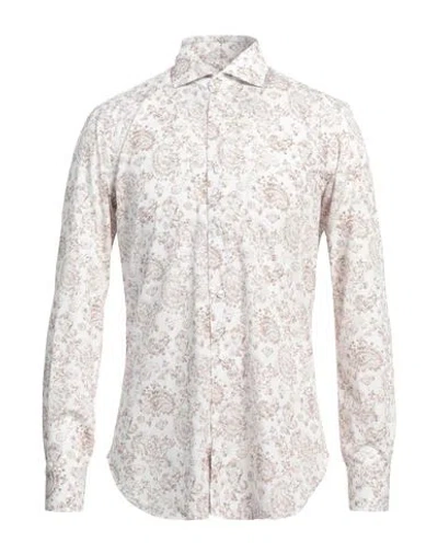 Barba Napoli Man Shirt White Size 15 ½ Cotton