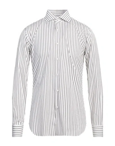Barba Napoli Man Shirt White Size 17 ½ Cotton