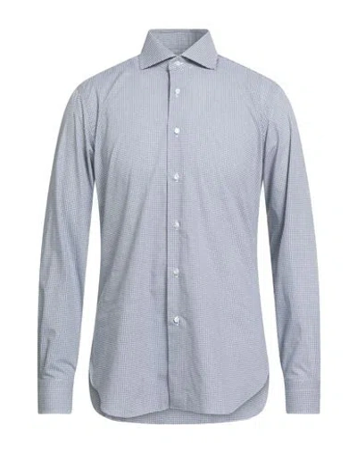 Barba Napoli Man Shirt White Size 17 Cotton