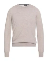 Barba Napoli Man Sweater Beige Size 46 Virgin Wool