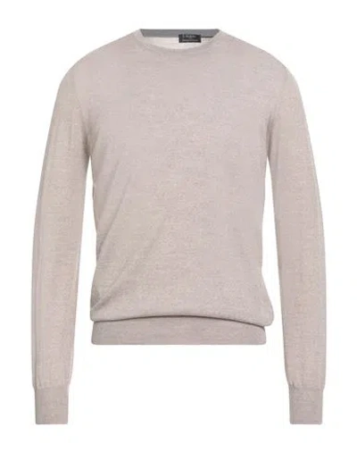 BARBA NAPOLI BARBA NAPOLI MAN SWEATER BEIGE SIZE 46 VIRGIN WOOL