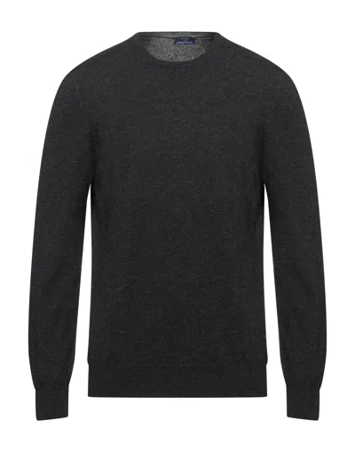 Barba Napoli Sweaters In Steel Grey