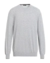 Barba Napoli Man Sweater Grey Size 46 Cashmere