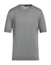 Barba Napoli Man Sweater Grey Size 46 Silk