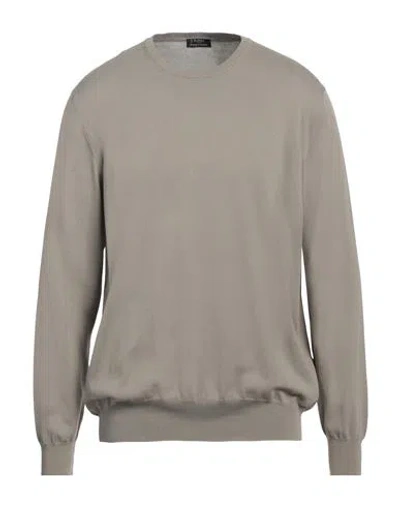 Barba Napoli Man Sweater Khaki Size 48 Cotton In Beige