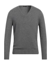 Barba Napoli Man Sweater Lead Size 44 Virgin Wool, Viscose, Cashmere