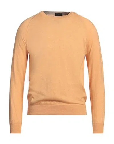 Barba Napoli Man Sweater Mandarin Size 44 Cotton, Cashmere